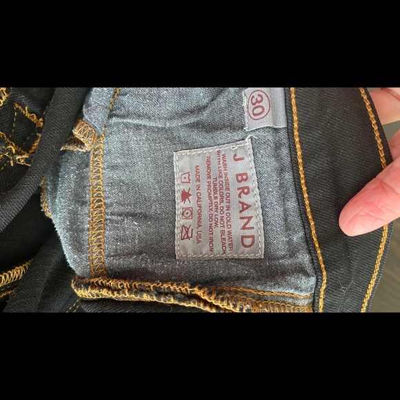 J Brand Black Cigarette Leg Skinny Jeans s30 - Picture 4 of 8